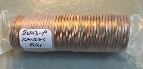 2005 P Kansas State quarter US MINT BU UNC Blister BANK Roll 40 Coins $10 Face