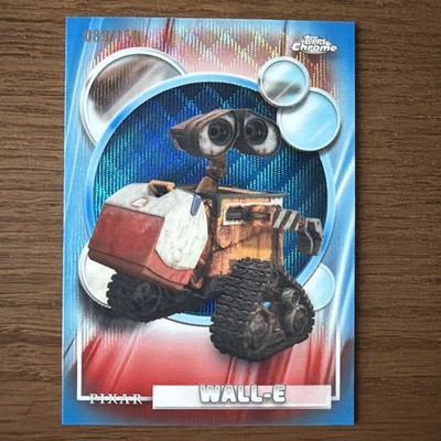 2026 Topps Chrome Disney Pixar WALL-E Blue Refractor /150 #145 