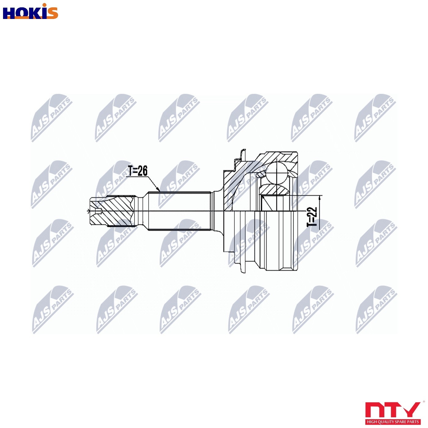 ✅Fits NTY NPZ-TY-101 OUTER CV JOINT ⭐UK Seller⭐ - Image 11