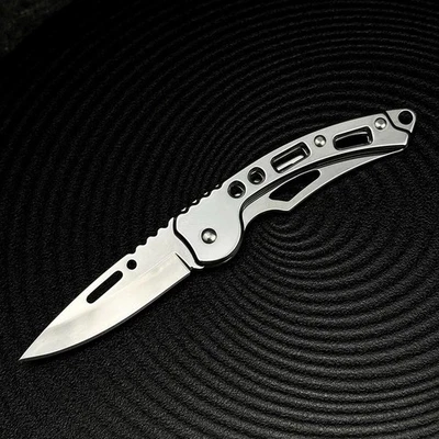 MARKENLOS Taschenmesser Klappmesser Mini EDC Messer Outdoor Camping mit Schlüsselring