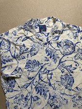 Jams World Hawaiian M VTG Colorful Floral Leaf Short Sleeve Button Up Shirt