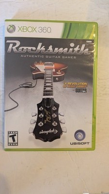 Rocksmith Xbox 360 Video Game Authentic Guitar Multiplayer