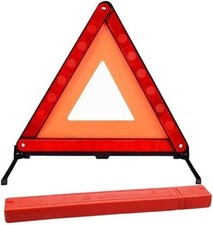 Reflective Triple Triangle Car Warning Sign Roadside Hazard Sign Emergency Break
