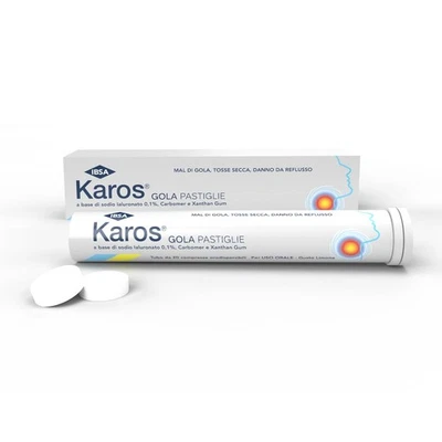 IBSA Karos Gola Pastiglie A Base Di Acido Ialuronico Carbomer E Xanthan Gum Indicato