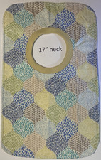 17" Neck Pull-Over Bib   T-Shirt Style   Special Needs   3-Layer Waterproof   Wo