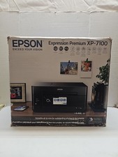 Epson Expression Premium XP-7100 Wireless Color Photo Printer - Black
