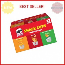 Pringles Potato Crisps Chips, Lunch Snacks, Snack Cups, Variety Pack, 19.3oz Box