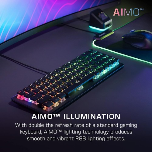 Roccat Vulcan II Mini–65% Optical PC Gaming Keyboard with Customizable RGB Illum - Picture 7 of 10