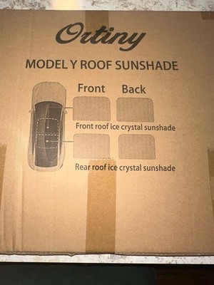 Tesla Model Y Roof Sunshade Mesh UV Heat Insulation Sunroof Privac Shade 2020-25