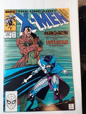 Uncanny X-Men #256 Mandarin, Psylocke, Wolverine, Storm, Clover, Hakko
