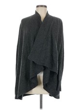 Ann Taylor LOFT Women Gray Kimono M