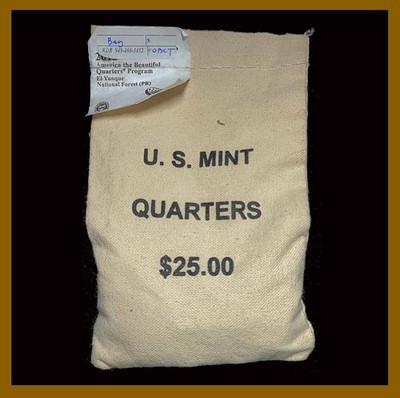 2012 P Quarter Dollars Coin x 100 Pcs El Yunque National Forest Mint Sealed Bag