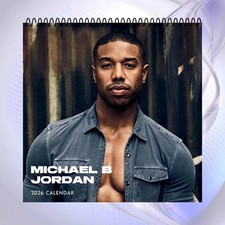 2026 Michael B Jordan Calendar, Hollywood Actor Creed Star Gift Decor