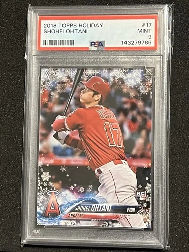 🔥⚾️2018 TOPPS HOLIDAY SHOHEI OHTANI PSA 9🤩
