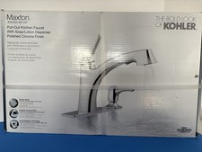 Kohler R30124-SD-CP Maxton 1-Handle Pull-Out Kitchen Faucet W/ Soap Dispenser