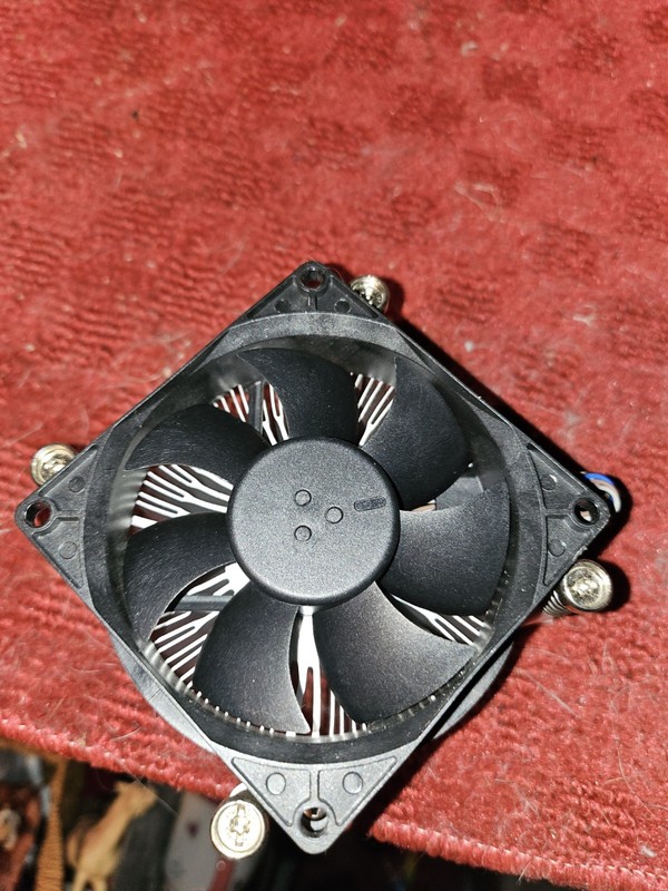 HP CPU Fan w/ Aluminum Heatsink Assembly Black/Silver MPN 908718-001