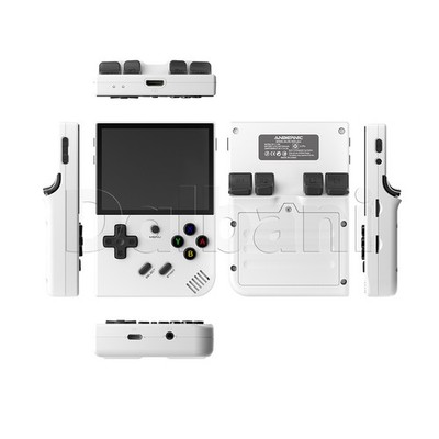RG35XX Plus Anbernic White Retro Game Console 3300mAh Linux System RG35XX Plus Anbernic White Retro Game Console 3300mAh Linux System