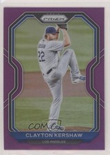2021 Panini Prizm Tier III Purple Prizm Clayton Kershaw #204 qf6