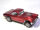 🔥 Hot Wheels 🛞 Corvette Gasser custom made Spectraflame Red redline 🔥