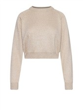 Silvian Heach Sweater Sebbio Oro - Taglia M Abbigliamento Donna