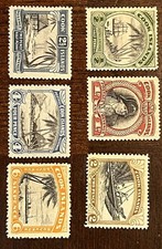 Isole Cook 1932-36 Set pittorico (6) - Scott #91-96 - MLH VF