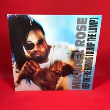 MICHAEL ROSE Keep The Fire Burning 1989 UK 3-track 12" vinyl single Black Uhuru