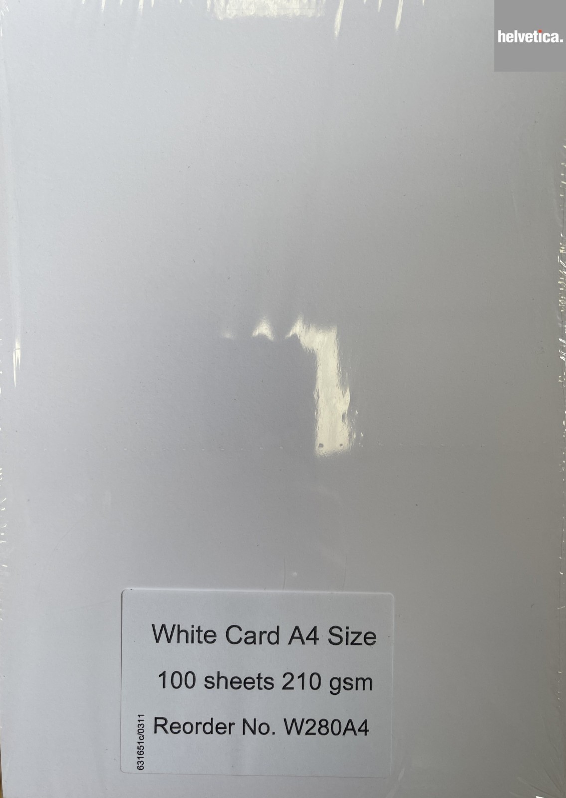 (100 Sheets) A4 Smooth White 210gsm Paper Card Heavyweight Printer Craft