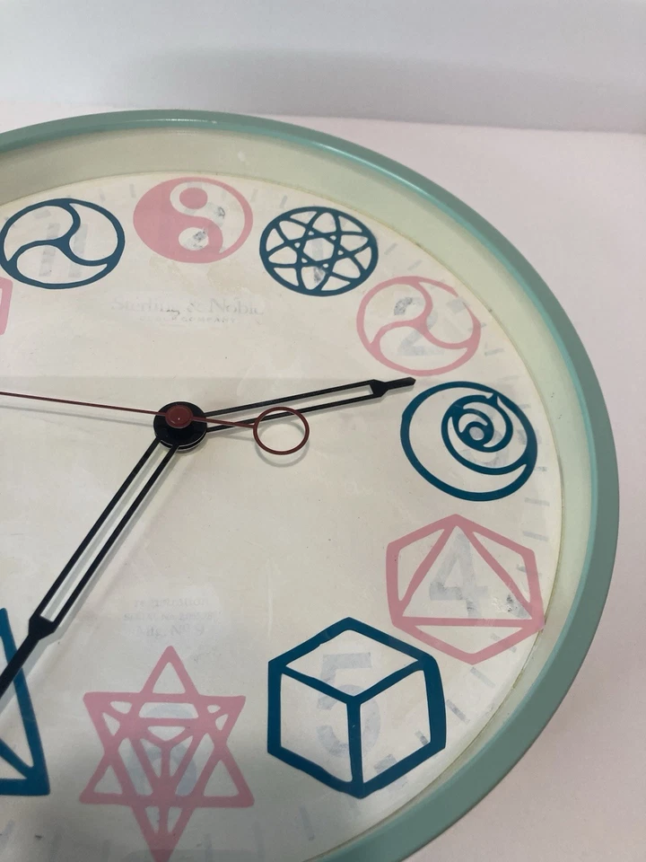 Reloj de pared a medida 1 de 1 azul/rosa Foto 2 de 4