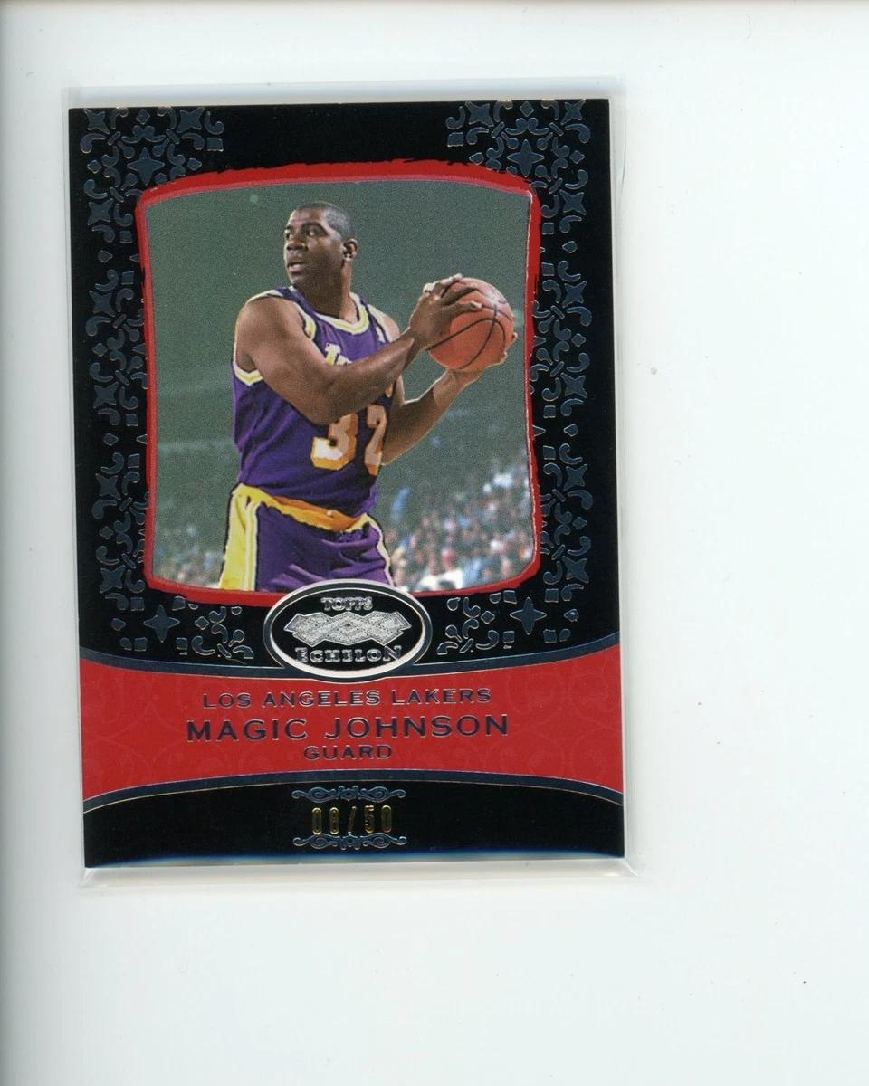 Topps Magic Johnson Basketball Serial Numbered Sports Trading Card