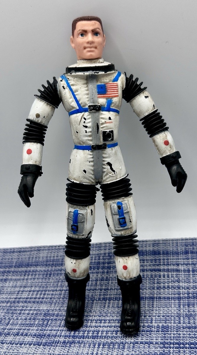 Mattel 1966 Major Matt Mason Man in Space White Figure w/ Blue