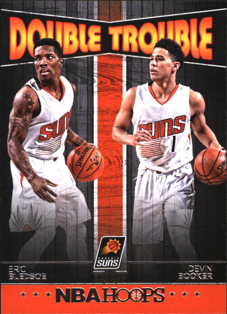 2016-17 Hoops Devin Booker / Eric Bledsoe Double Trouble #6 Phoenix Suns