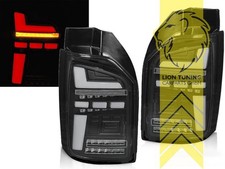 Light Bar LED Rückleuchten für VW T6 Bus Multivan Transporter dynamisch schwarz