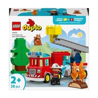 Lego 10473 Duplo® LöSchauto Mit Schlauch Und Feuerwehrmann