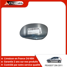 Glace de rétroviseur Peugeot 206
