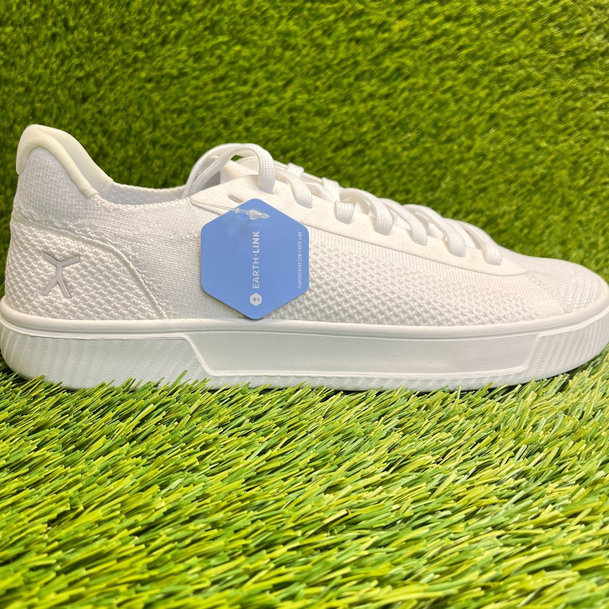 Flux Footwear Adapt Trainer White Mens Size 10.5 Athletic Knit