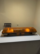 Federal Signal Streethawk Amber Light Bar 48 Tested Working Vintage