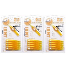 IKMT Interdental Brushes, SSS Size, 0.8mm or less, 6 Pieces per Pack 3-pack , S