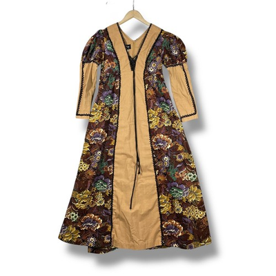 #ad Vtg Gunne Sax California Tapestry Maxi Dress Womens 11 Renaissance Cottagecore $599.99