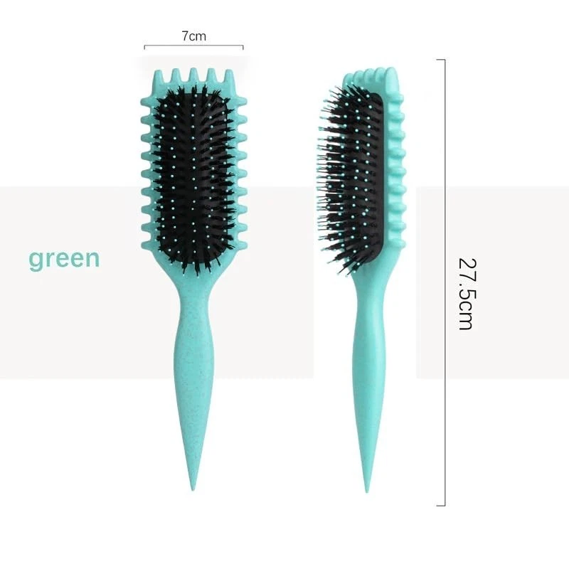Bounce Curl Define Styling Brush - Frizz Preventing Curling Comb with Smooth Tex - Image 4 of 4