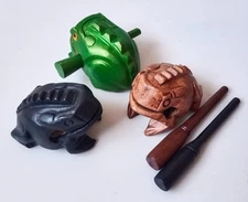 Nature's Melody: Wooden Frog Sculptures with Authentic Croaking #2