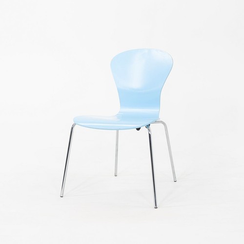 2010s Ross Lovegrove for Knoll Sprite Stacking Dining Chair Blue 11x Available - Picture 2 of 12