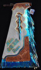Custom Leather Kid's Chaps/Rodeo Royalty Chaps/Made in USA