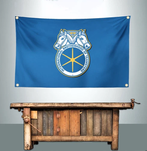 TEAMSTERS 3' X 5' BANNER FLAG - product listing photo