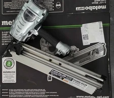 BARELY USED 2 TIME Metabo HPT NR90AE(S1) 3-1/2" Plastic Collated Framing Nailer