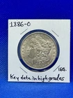 1886 o morgan silver dollar