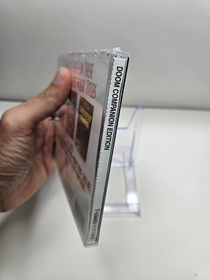 NEW SEALED DOOM PC ROM Companion EDition Video Game 1994 FACTORY SEALED - Image 3 of 4