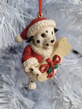 Vintage Dalmatian Dog Ornament Midwest Importers Resin Christmas Tree Decor