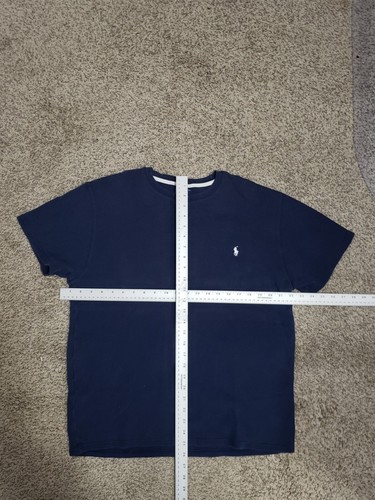 Polo Ralph Lauren Sleepwear Pony Pajama Pants Solid Navy Blue Shirt READ - Picture 5 of 10