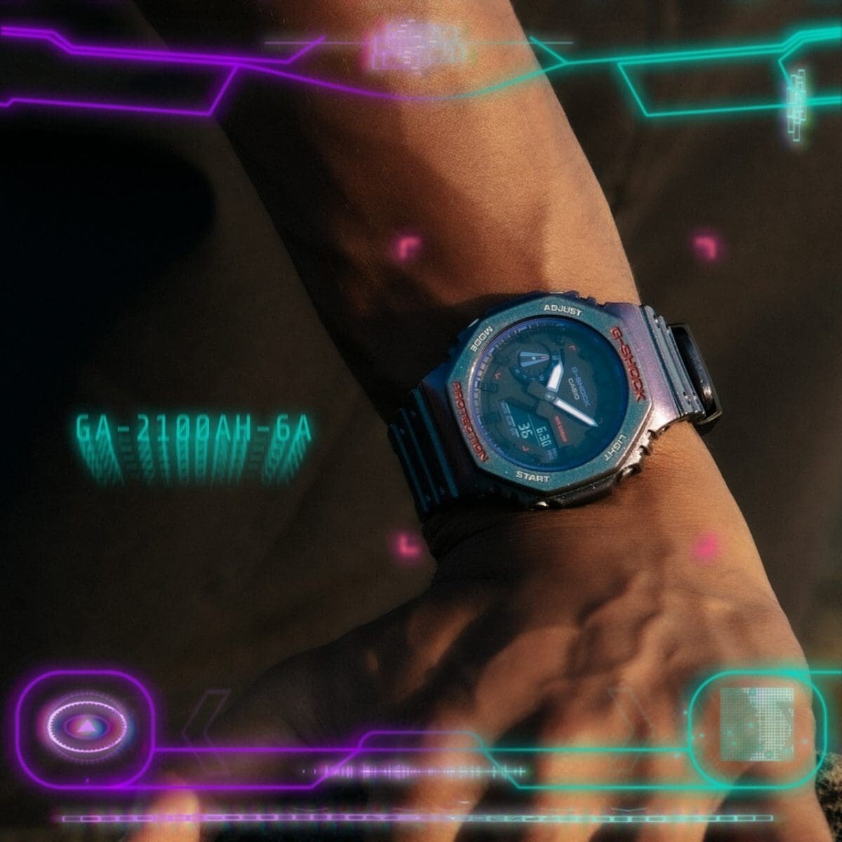 CASIO G-SHOCK GA-2100AH-6AJF Men's Watch Presente holiday