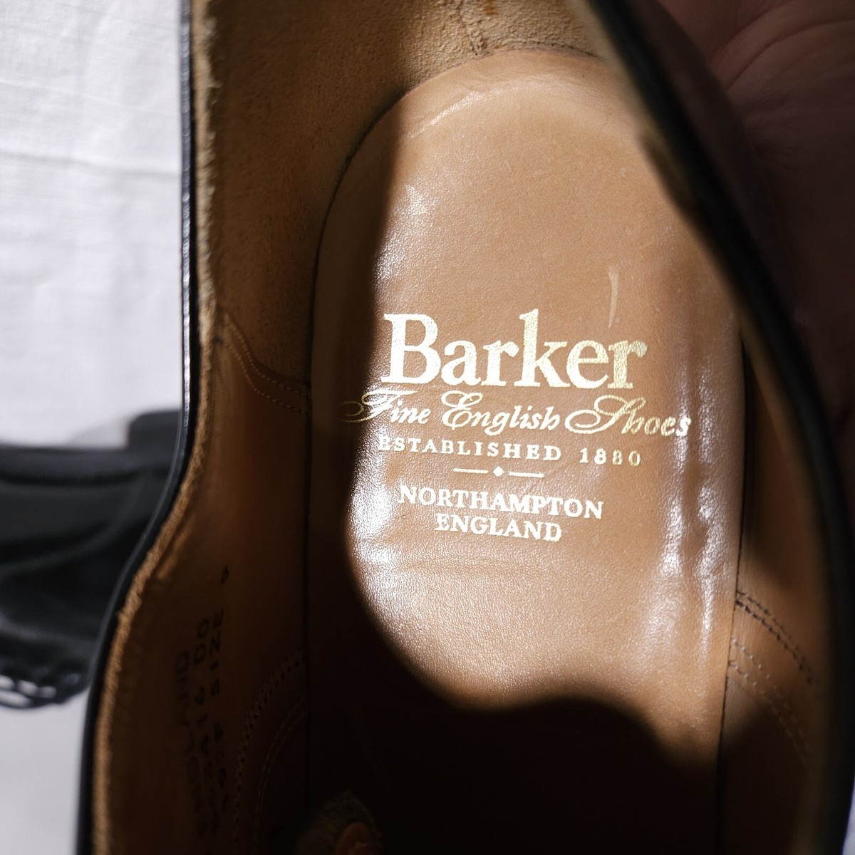 Barker Oxford Shoes Leather made in England size UK 9 US 10